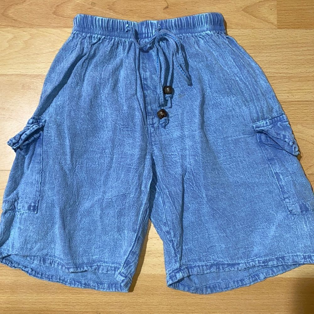 Seaspice Tie Waist Blue Girls Shorts size 6